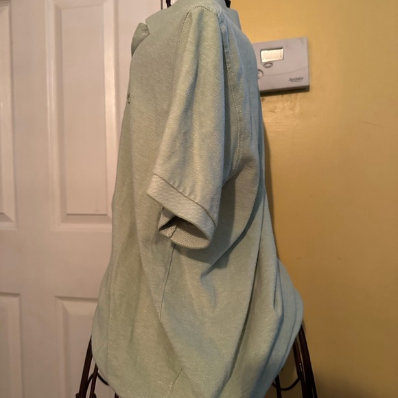 Izod men’s large green short sleeve polo - Picture 2 of 7